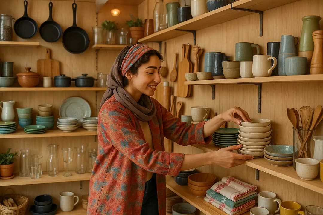 حسابداری برای فروشگاه‌های لوازم آشپزخانه با نرم افزار حسابداری آنلاین روال